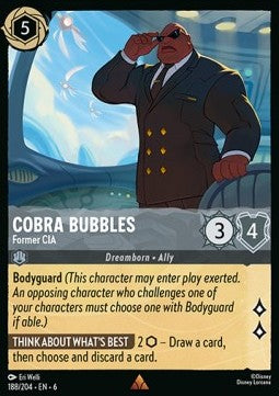 Cobra Bubbles - Former CIA