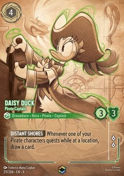 Daisy Duck - Pirate Captain (V.2) - Azurite Sea (Enchanted) [6AZS-211]