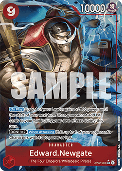 Edward.Newgate (OP02-004) - The Best (Alternate Art) [PRB01-OP02-004]