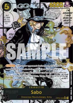 Sabo (OP04-083) - The Best (Manga Rare) [PRB01-OP04-083]