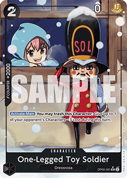 One-Legged Toy Soldier (OP05-081) (V.4) - The Best (Alternate Art) [PRB01-OP05-081]