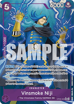Vinsmoke Niji (OP06-065) (V.3) - The Best (Rare) [PRB01-OP06-065]