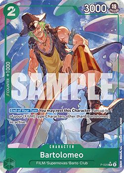 Bartolomeo (P-029) (V.3) - The Best (Promo) [PRB01-P-029]