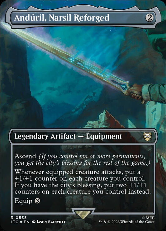 Andúril, Narsil Reforged (V.2) - The Lord of the Rings: Tales of Middle-earth Holiday Release