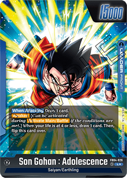 Son Gohan : Adolescence // Son Gohan : Adolescence (FB04-026) [Fusion World] (V.2 - Alternate Art)