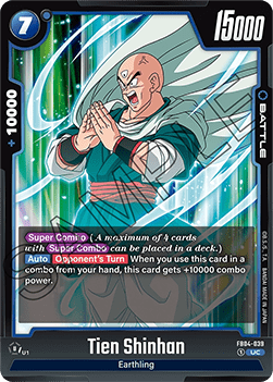 Tien Shinhan (FB04-039) - Ultra Limit [Fusion World] (Uncommon) [FB04-039]
