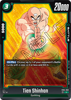 Tien Shinhan (FB04-063) - Ultra Limit [Fusion World] (Common) [FB04-063]