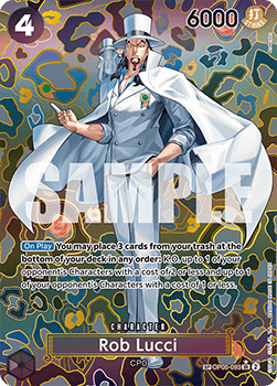 Rob Lucci (OP05-093) - Emperors in the New World (Special Rare) [OP09-OP05-093]