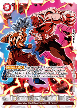 The Greatest Showdown of All Time! (FB03-024)  (V.2 - Uncommon) - Unnumbered Promos [Fusion World] (Uncommon) [FWUP-FB03-022]