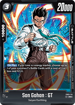 Son Gohan : GT (FB03-114)  (V.1 - Rare) - Unnumbered Promos [Fusion World] (Rare) [FWUP-FB03-114]