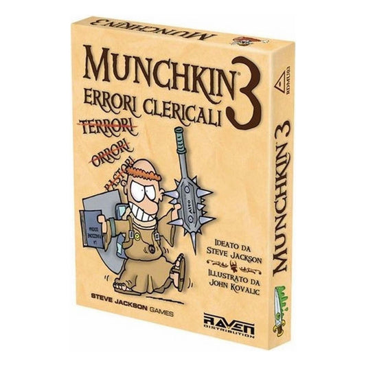 Munchkin 3: Errori Clericali (Espansione) - Gioco da Tavolo (ITA)