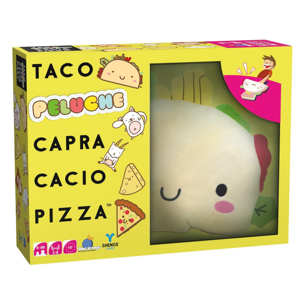Taco Peluche Gatto Capra Cacio Pizza - Gioco da Tavolo (ITA)
