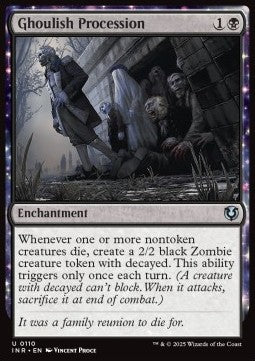 Ghoulish Procession - Innistrad Remastered (Uncommon) [INR-110]