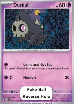Duskull - Prismatic Evolutions: Additionals (Common) [xPRE-035]