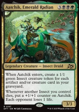 Aatchik, Emerald Radian - Aetherdrift (Rare) [DFT-187]