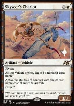 Skyseer's Chariot (V.2) - Aetherdrift: Promos (Rare) [PDFT-28]