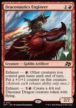 Draconautics Engineer (V.2) - Aetherdrift: Promos (Rare) [PDFT-121]