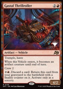 Gastal Thrillroller (V.2) - Aetherdrift: Promos (Rare) [PDFT-129]