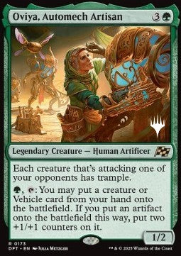Oviya, Automech Artisan (V.2) - Aetherdrift: Promos (Rare) [PDFT-173]
