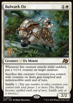 Bulwark Ox (V.1) - Aetherdrift: Promos (Rare) [PDFT-7]