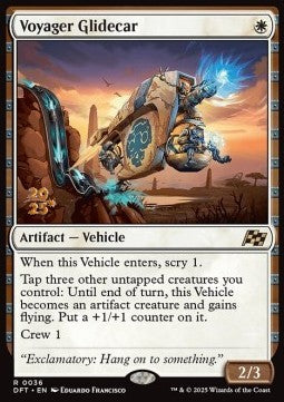 Voyager Glidecar (V.1) - Aetherdrift: Promos (Rare) [PDFT-36]