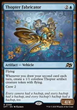 Thopter Fabricator (V.1) - Aetherdrift: Promos (Rare) [PDFT-68]