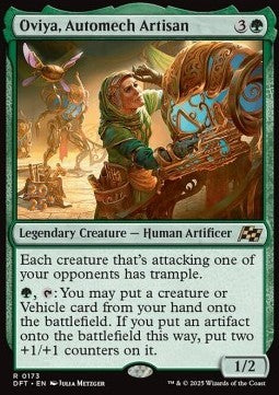 Oviya, Automech Artisan (V.1) - Aetherdrift: Promos (Rare) [PDFT-173]