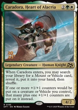 Caradora, Heart of Alacria (V.1) - Aetherdrift: Promos (Rare) [PDFT-195]