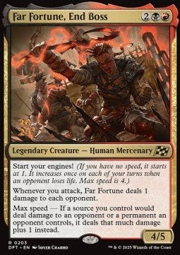 Far Fortune, End Boss (V.1) - Aetherdrift: Promos (Rare) [PDFT-203]