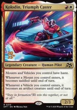Kolodin, Triumph Caster (V.1) - Aetherdrift: Promos (Rare) [PDFT-210]