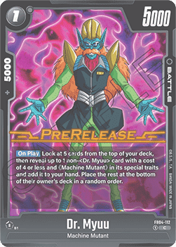Dr. Myuu (FB04-112) - Promos: Ultra Limit [Fusion World] (Common) [FB04P-112]