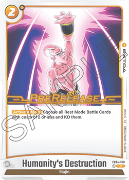 Humanity's Destruction (FB04-100) - Promos: Ultra Limit [Fusion World] (Common) [FB04P-100]