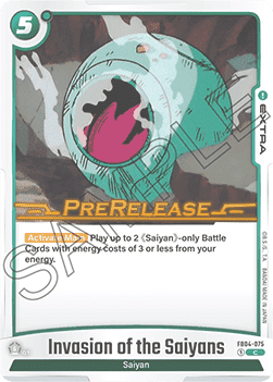 Invasion of the Saiyans (FB04-075) - Promos: Ultra Limit [Fusion World] (Common) [FB04P-075]