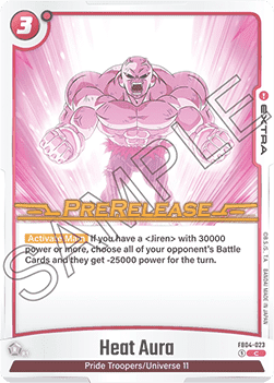 Heat Aura (FB04-023) - Promos: Ultra Limit [Fusion World] (Common) [FB04P-023]