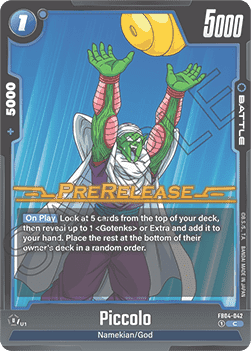 Piccolo (FB04-042) - Promos: Ultra Limit [Fusion World] (Common) [FB04P-042]