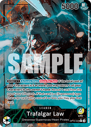 Trafalgar Law (OP10-022) (V.2) - Royal Blood (Alternate Art) [OP10-022]