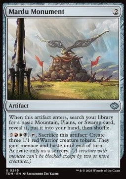 Mardu Monument - Tarkir: Dragonstorm (Uncommon) [TDM-245]