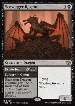 Scavenger Regent // Exude Toxin - Tarkir: Dragonstorm (Rare) [TDM-90]