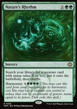 Nature's Rhythm - Tarkir: Dragonstorm (Rare) [TDM-150]