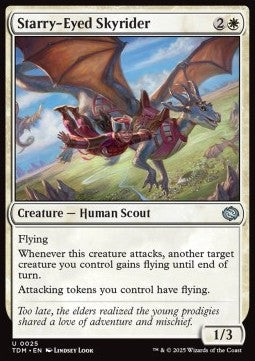 Starry-Eyed Skyrider - Tarkir: Dragonstorm (Uncommon) [TDM-25]