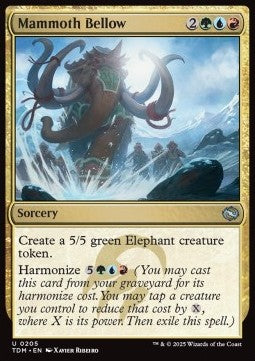 Mammoth Bellow - Tarkir: Dragonstorm (Uncommon) [TDM-205]