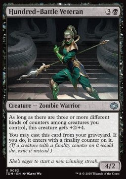 Hundred-Battle Veteran - Tarkir: Dragonstorm (Uncommon) [TDM-82]