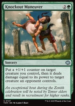Knockout Maneuver - Tarkir: Dragonstorm (Uncommon) [TDM-147]