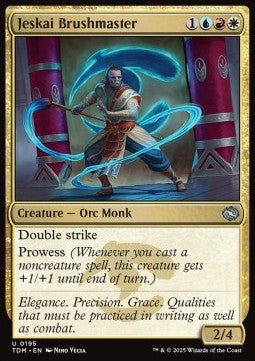 Jeskai Brushmaster - Tarkir: Dragonstorm (Uncommon) [TDM-195]