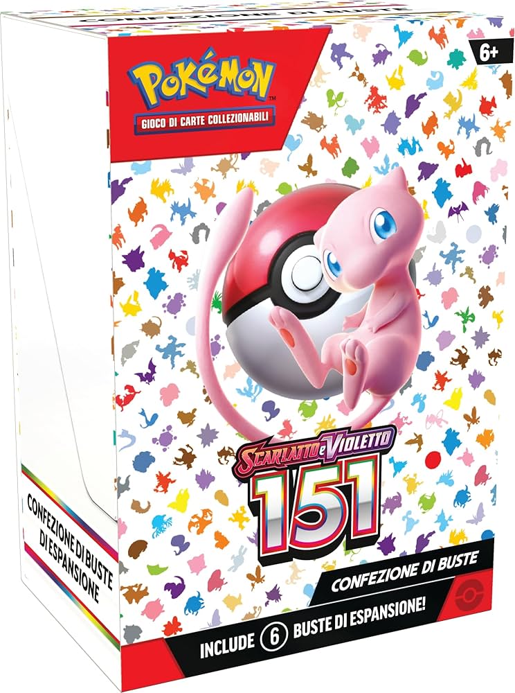 TCG Pokemon - 151 -  box 6 buste