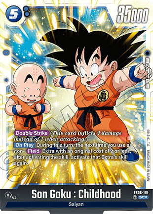 Son Goku : Childhood (FB06-119) [Fusion World] (V.1 - Secret Rare)