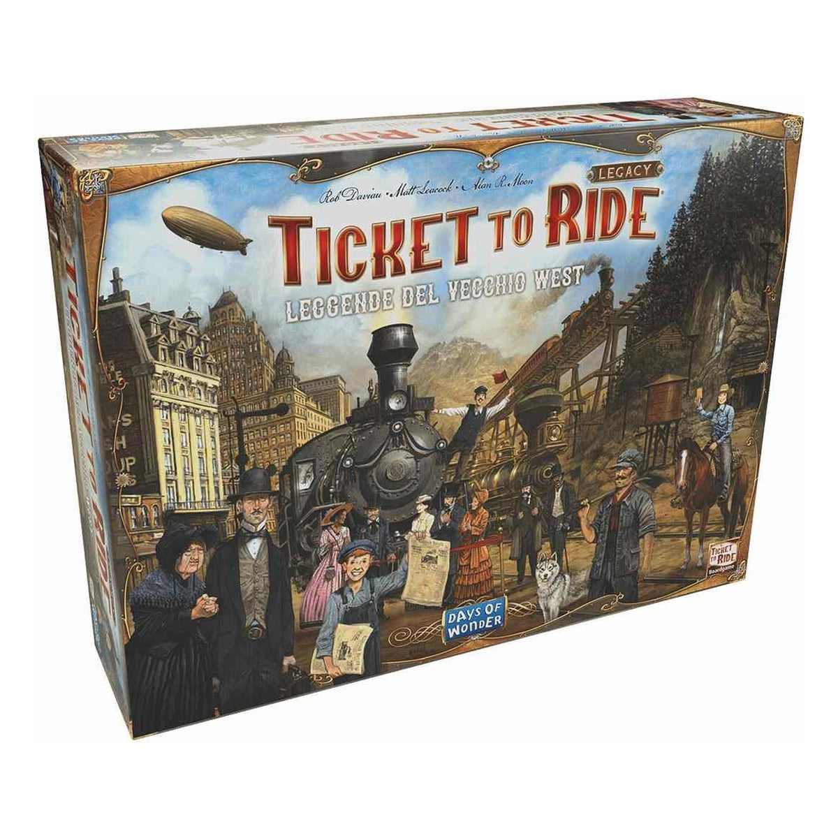 Ticket to Ride Legacy: Leggende del Vecchio West - Gioco da Tavolo (ITA)