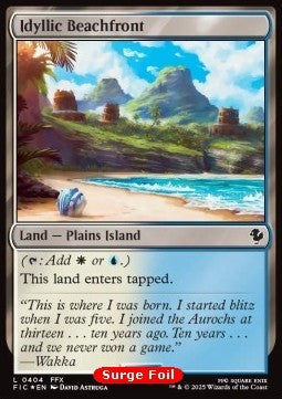 Idyllic Beachfront