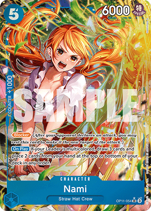 Nami (OP11-054) (V.2) - A Fist of Divine Speed (Alternate Art) [OP11-054]