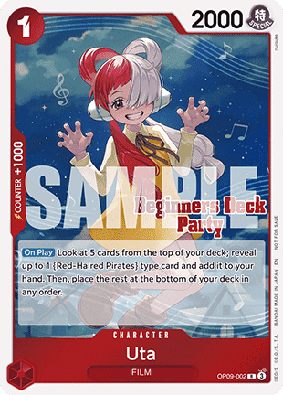 Uta (OP09-002) (V.1) - Unnumbered Promos (Rare) [UP-OP09-002]